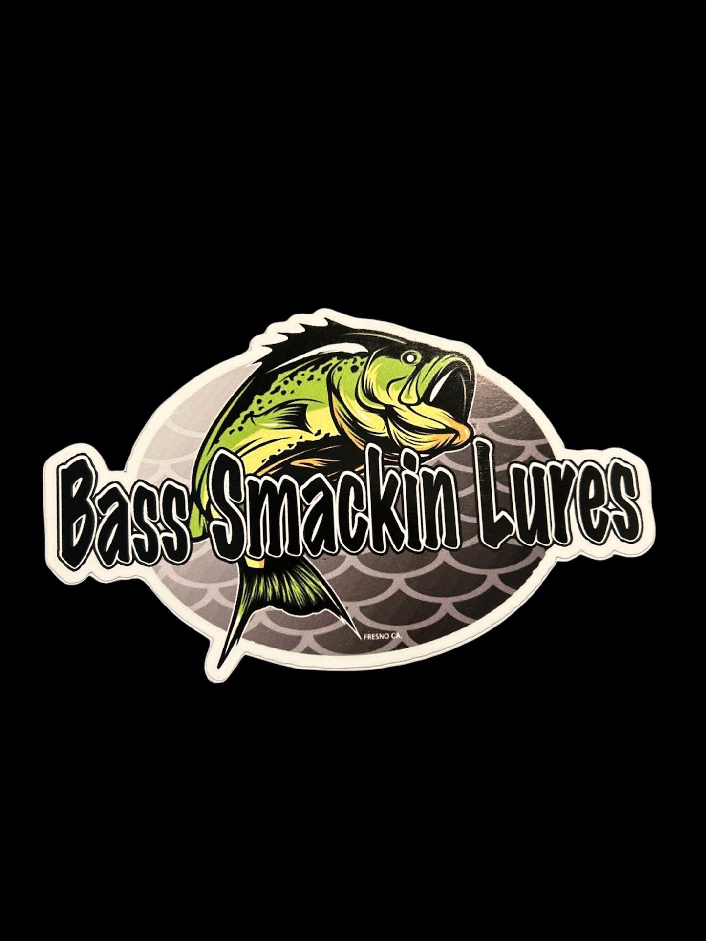 2 “ Inch Bass Smackin Lure Stickers