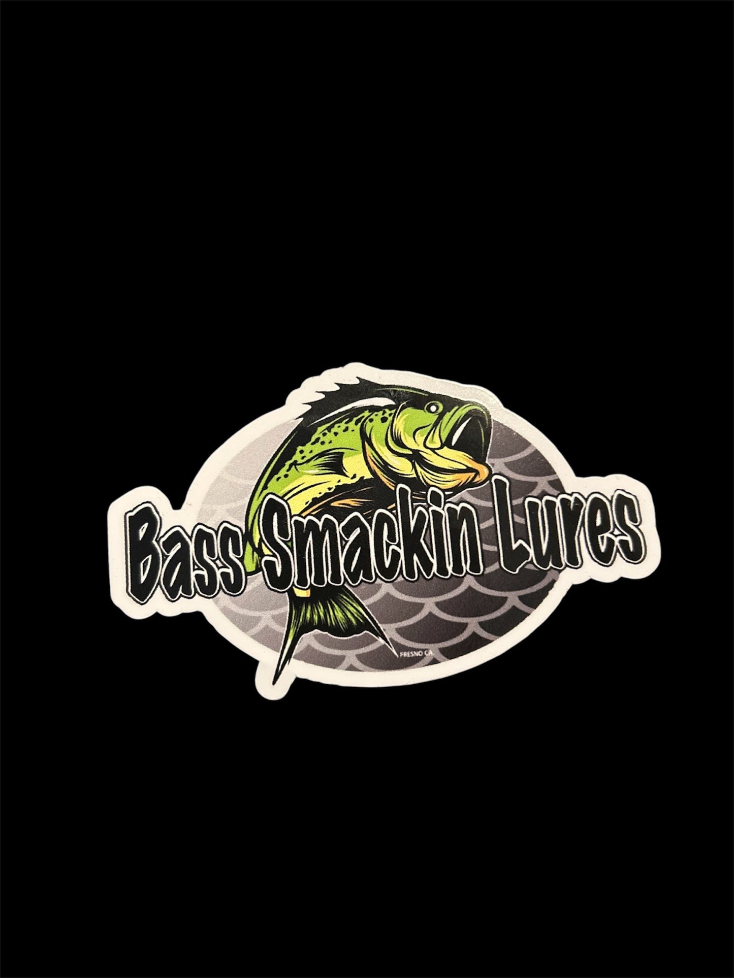 5 3/4 “ Inch Bass Smackin Lures Sticker