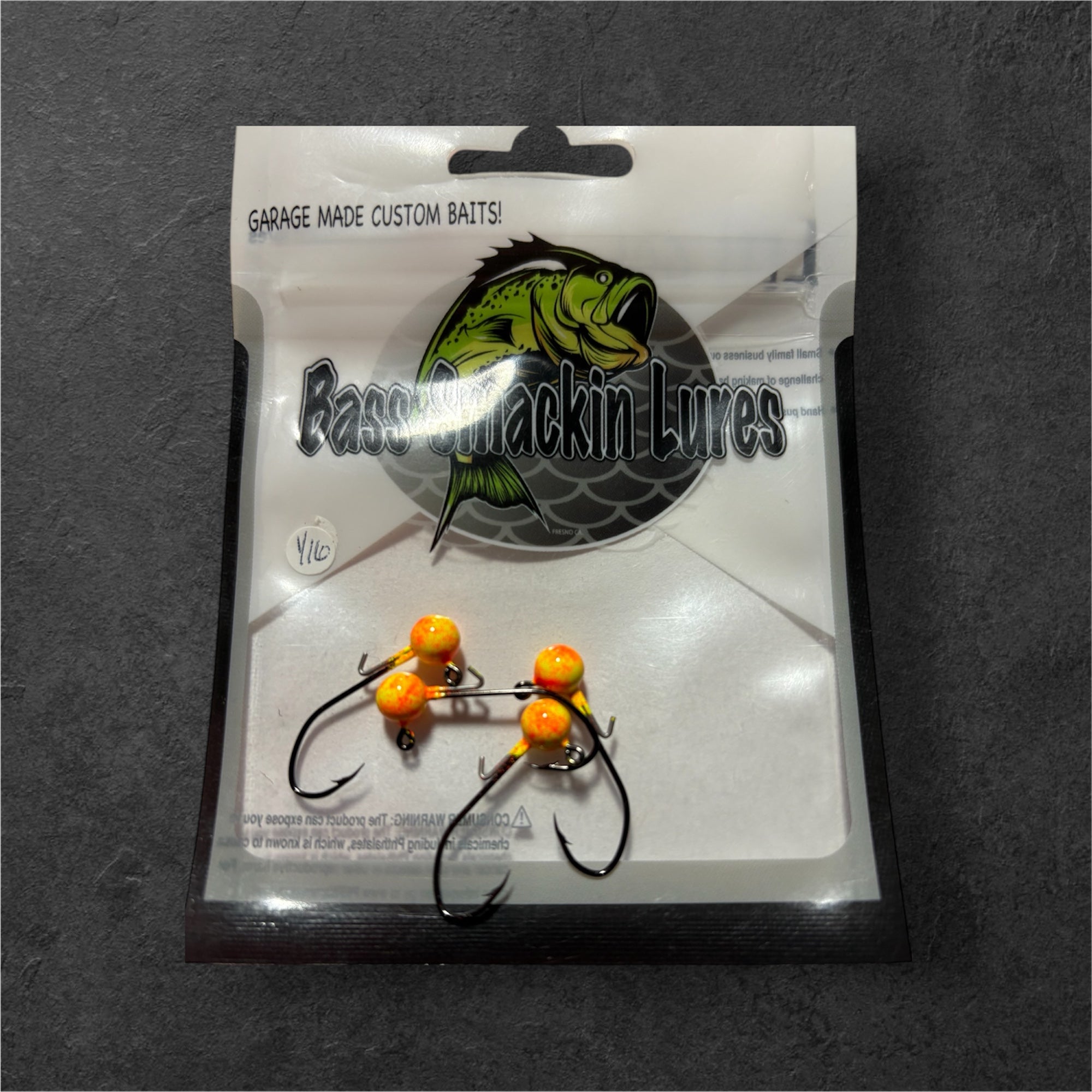 Jig Head PK (1/16 - Orange Pop)