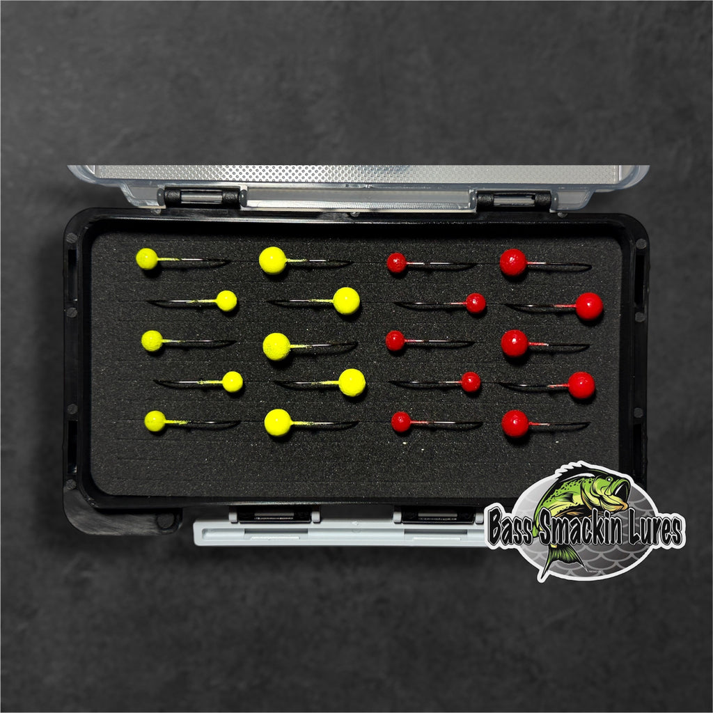 Jig Kit 20ct (Red and Chartreuse)