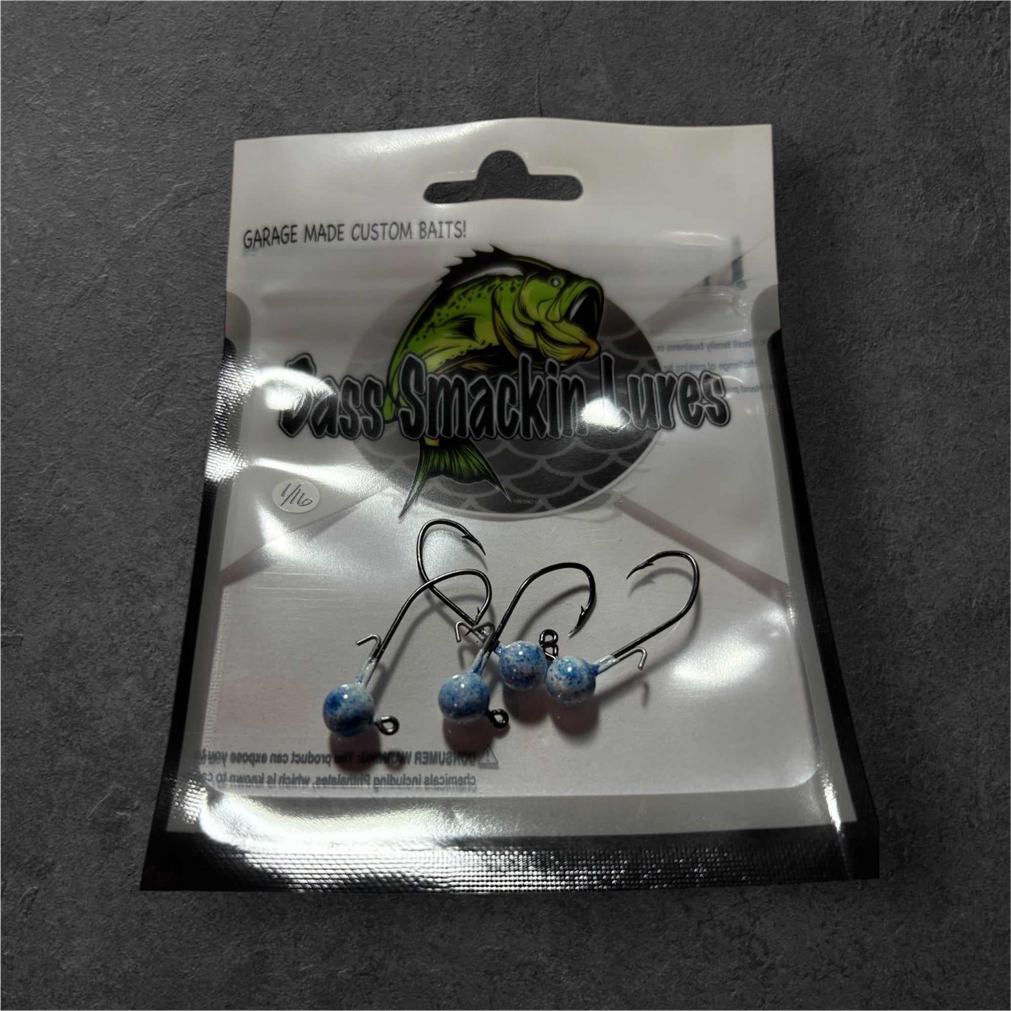 Jig Heads PK (1/16 - Blue Ice)