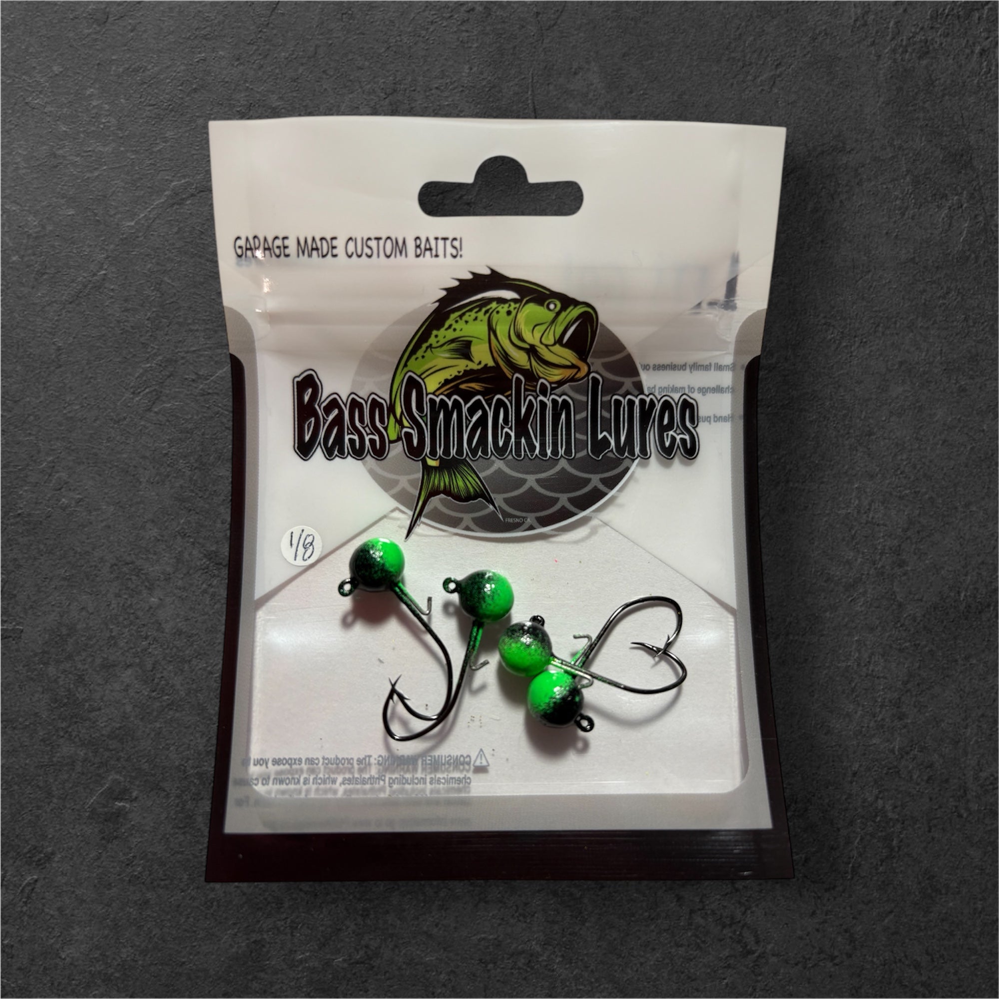 Jig Heads PK (1/8 - Black n Green)