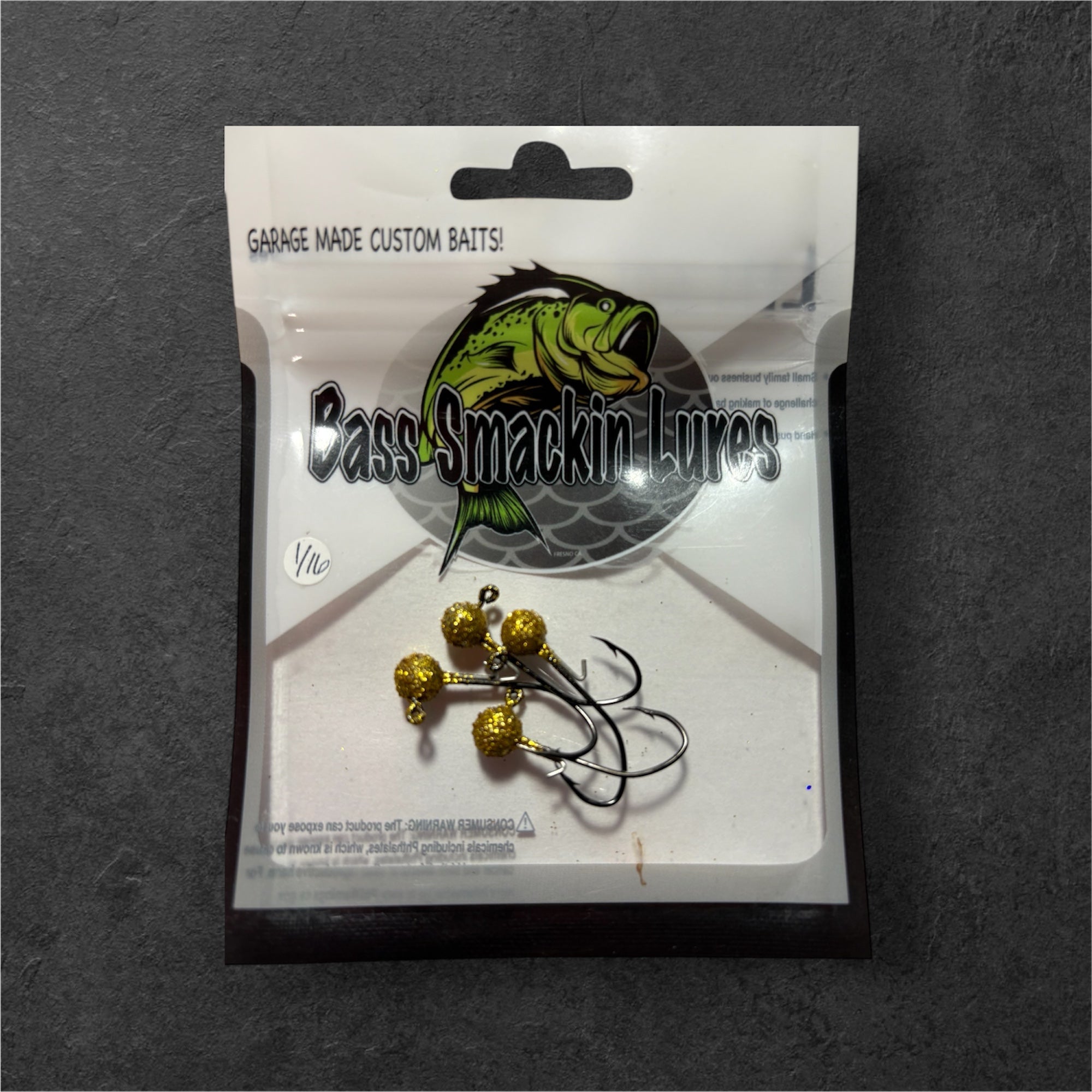 Jig Heads PK (1/16 - Disco Gold)